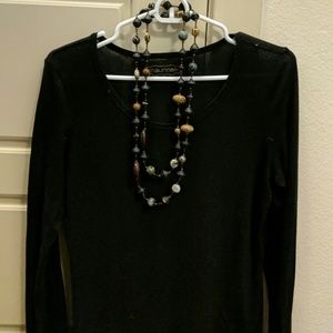 Long layering necklace